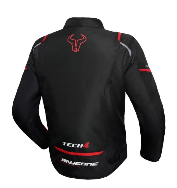 JACKET BAYSONE TECH4 NOIR/ROUGE – Image 2