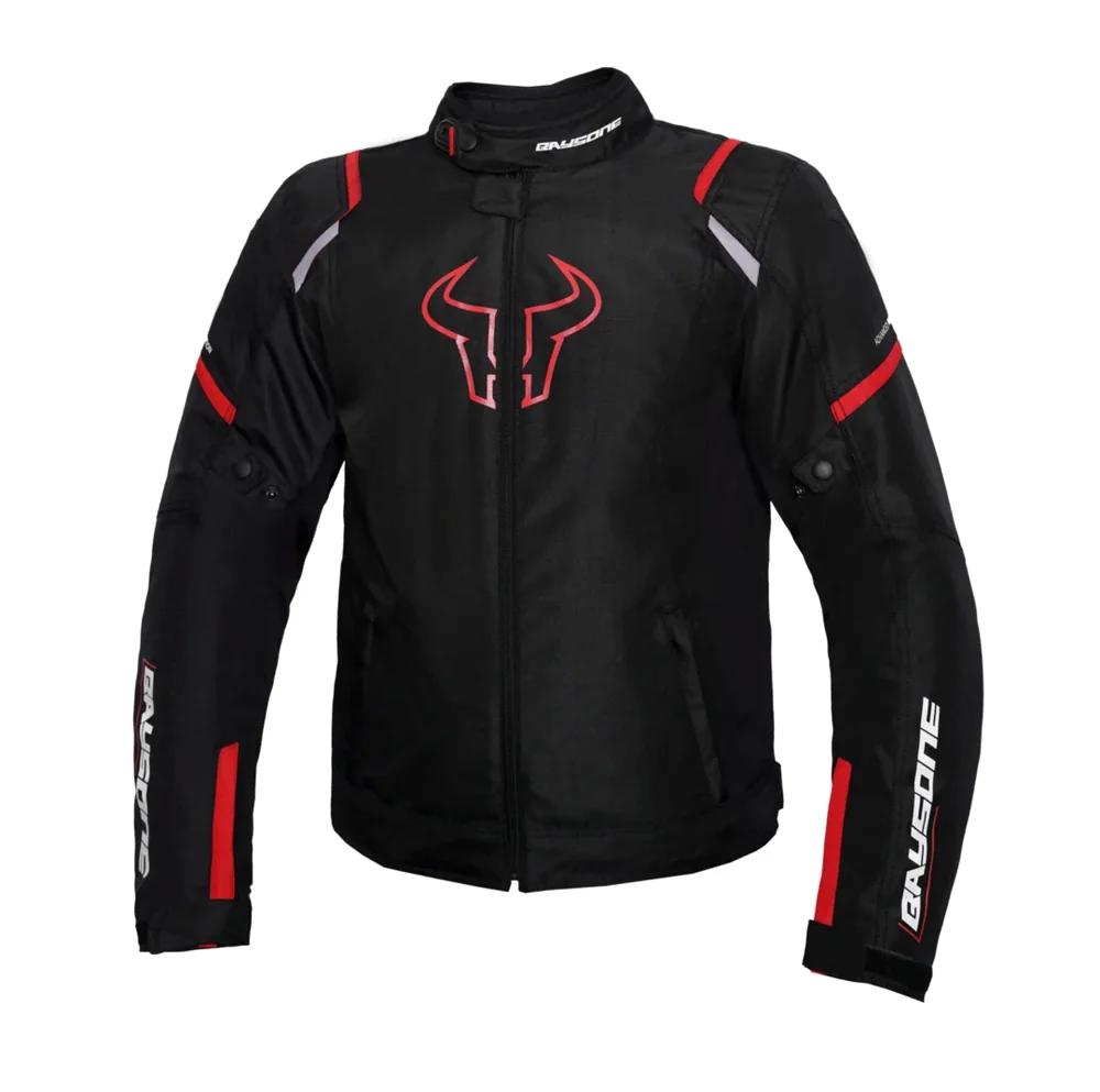 TECH4_NOIR_ROUGE_FACE JACKET BAYSONE TECH4 NOIR/ROUGE – Image 1