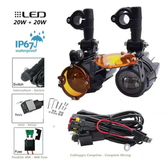 PHARES SECOURS MONOLIGHT LED AVEC LENTILLES JAUNES - Image 3