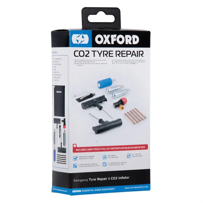 KIT REPARATION PNEU TUBLESS OXFORD CO2 TYRE REPAIR KIT 1 – Image 4